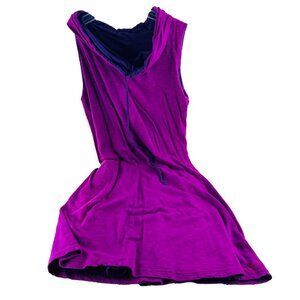 Kuhl Womens Knit Stretch Reversible Sleeveless Tunic Dress Small Purple Modal Co